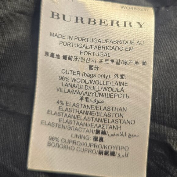 BURBERRY Black Women's Blazer - Size 4 - Picture 11 of 11